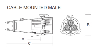 15kV_CableMountMale